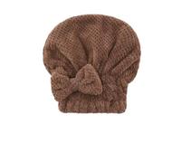 Bonnet sèche-cheveux, bonnet de douche, Bonnet de séchage for cheveux, serviette légère et absorbante à séchage rapide, multicolore(Auburn)
