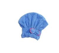 Bonnet sèche-cheveux, bonnet de douche, Serviette turban à séchage rapide for cheveux, bonnet de bain, accessoires de salle de bain spa multicolores(Blue)