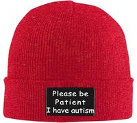 Bonnet Sensibilisation À l'Autisme. Soyez Patient avec Moi. Je suis Autiste. Bonnet en Tricot Élastique Extensible Trawler pour Femme Homme Conduite