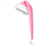 Bonnet Ski Barbe Long Santa Hats Xmas Velvet Christmas Hats for Adults Keep Warm Winter Christmas Costume Noir Et Blanc (RD2, One Size)