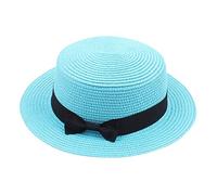 Bonnet Ski Enfant Rigolo Visor Beach Sun Women's Sun Hat Hat Ladies Solid Top Summer Baseball Caps Bonnet (Sky Blue, One Size)