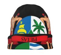 Bonnet Slouch Unisexe Bonnet Jersey Skull Cap Bonnets Classique Ample Léger Et Doux Tricoté avec République du Surinameemblème National Couvre Chef pour Homme Et Femme Foulard pour La Tête