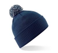 Bonnet snowstar - Adulte - B450 - bleu marine et gris clair