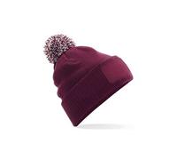 - Bonnet SNOWSTAR - Unisexe (Taille unique) (Bordeaux/blanc) - UTBC4138