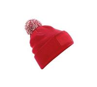 - Bonnet SNOWSTAR - Unisexe (Taille unique) (Rouge/blanc) - UTBC4138