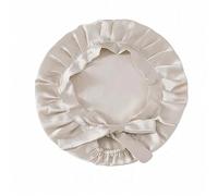 Bonnet Soie Cheveux Nuit Bonnet de nuit en soie for femmes, chapeaux, bretelles réglables avec bandeau élastique Salle De Bain(Color 6)
