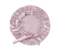 Bonnet Soie Cheveux Nuit Bonnet de nuit en soie for femmes, chapeaux, bretelles réglables avec bandeau élastique Salle De Bain(Color 5)