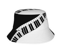 Bonnet Soleil Touches De Piano À Points Noirs Et Blancs Chapeaux de