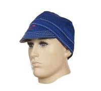 Bonnet soudeur tissus Dracon ignifugée 56 cm, bleu