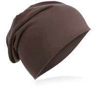 Bonnet souple en jersey unisexe Couleurs unies - marron - Taille unique
