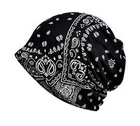 Bonnet souple pour femme - Cancer de chimio - En coton - Bonnet de sommeil turban - Foulard musulman pour femmes et hommes, 6 - Noir., taille unique