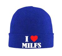 Bonnet Souple Tricoté J'aime Les Milfs, C'est Drôle. I Love Les Milfs. Classique Bonnet Hiver Chaud Tricot Doux Beanie Hiver pour Adultes Femme Ski