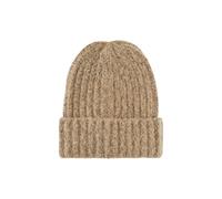 Bonnet structuré femme Pieces Pyron Beige TU