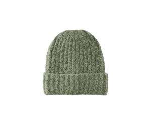 Bonnet structuré femme Pieces Pyron Vert TU
