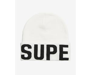 Bonnet Superdry Code MTN Knitted blanc noir