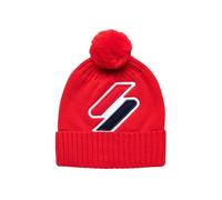 Bonnet Superdry Homme Classic logo Rouge Acrylic