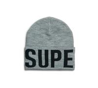 Bonnet Superdry Tricot Griffé Homme Gris