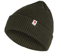Fjällräven Bonnet Tab Beanie tricot gaufre mixte Vert Taille unique