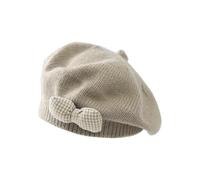 Bonnet tendance en tricot pour bébé fille élégant et chaud en laine mignon et pour les fêtes Design mignon Couvre-chef d'hiver Mode nourrisson chaud et bonnet charmant en laine et confortable, F