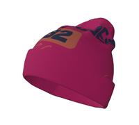 Bonnet Thermique Performant avec Imprimé Smiley, pour Les Sports d'hiver et Les Activités Matinales (Unisexe) 10 One Size