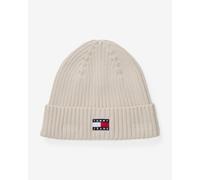 Bonnet Tommy Jeans Heritage Core beige clair femme