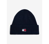 Bonnet Tommy Jeans Heritage Core bleu femme