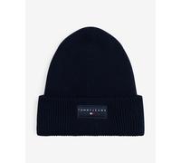 Bonnet Tommy Jeans Linear Logo bleu marine