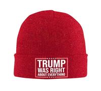 Bonnet TR-U M Avait Raison sur Toute La Ligne Unisexe Beanie Doux Bonnet Tricoté pour Temps Froid Randonnée Femme