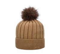 Bonnet tricotÃ© femme CMP Marron TU