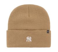 Bonnet tricoté 47 Brand - BASE RUNNER New York Yankees camel