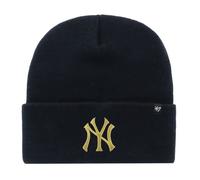Bonnet tricoté 47 Brand - HAYMAKER Metallic NY Yankees navy - Homme