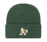 Bonnet tricoté - 47 Brand - HAYMAKER Oakland Athletics - Blanc - Homme - Vert et jaune