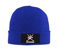 Bonnet Tricoté Armoiries D'Oman Emblème D'Oman Extensible Tricoter Chapeau Chaud Chapeau d'hiver Tricoté pour Sports Ski Adultes