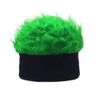 Bonnet Tricoté avec Dreadlocks Perruque de Cheveux Chapeau Femmes Hommes Club fête Chapeaux Hiver sans Bride Beanie Cheveux colorés Tricot Casquettes Rock Hip Pop Baggy Casquettes (Color : GR)