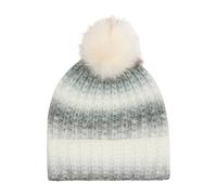 Bonnet tricoté avec pompon femme COMMA Beige TU
