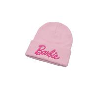 Bonnet tricoté Barbie pour femme et homme, casquette de ski d'hiver à bord replié, cadeau idéal pour