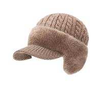 Bonnet Tricoté,Bonnet d'hiver Respirant et Confortable,Chapeau Anti-Vent pour Femmes | pour Le Ski, Le Snowboard, Les Sports d'hiver, la Luge et Le Cyclisme