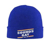 Bonnet Tricoté Ça Sonne Gay. Je suis dans La Marche des Fiertés Rainbow LGBTQ+. Thermique Bonnets Doux Bonnet pour Randonnée Shopping Homme