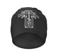 Bonnet Tricoté Christianisme Orthodoxe Beanie Hat Respirant Bonnet d'hiver Classics Tricoté Chapeau pour Running Hiver Cyclisme