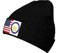 Bonnet Tricoté Comté De Riverside, Californie Et Amérique Anti-Transpiration Bonnets en Tricot Coupe-Vent Knit Beanie pour Sports Cyclisme Ski