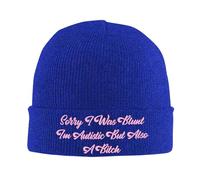 Bonnet Tricoté Désolé, J'Ai Été Franc, Je suis Autiste mais Aussi Une Garce Bonnet Thermo Classique Extensible Bonnets pour Sport Course À Pied Ski