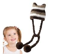 Bonnet tricoté d'hiver à Rayures - Bonnet péruvien avec Cache-Oreilles et Rayures - Bonnet d'hiver Chaud | pour Filles Adultes et pour Les Voyages, Le Camping, Les Excursions, Les réunions