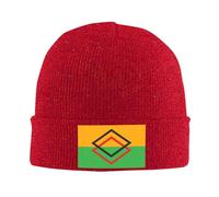 Bonnet Tricoté Drapeau De West End, Cincinnati, Ohio Tricoté Chapeau Stretchy Knit Beanie Respirant Bonnet d'hiver pour Randonnée Running Camping