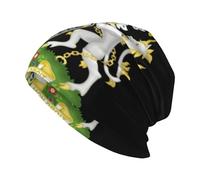 Bonnet Tricoté Élastique Imprimé Royaume-Uni De Grande-Bretagne Et D'Irlande du Nord Emblème National Lait Soie Anti-Bouloche Respirant Chaud Sport Loisir sans Bords Séchage Rapide Léger Pliable