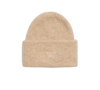 Superdry Bonnet Soft Rib pour femme - Maille côtelée douce - Beige Marron - Taille 55-60