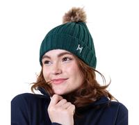 Bonnet tricoté femme Horseware Aura Vert TU