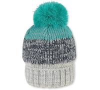 Bonnet tricoté garçon Sterntaler avec enveloppe et pompon bleu, taille 51...