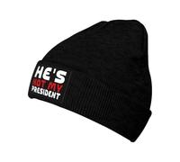 Bonnet Tricoté Il n'est Pas Mon Président Tricoté Chapeau Classics Knit Beanie Stretchy Bonnet d'hiver pour Sport Ski Randonnée