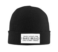 Bonnet Tricoté Je Fais Du Pain, Je Connais Des Choses Sur La | Tricoté Chapeau Classics Bonnet d'hiver Pour Running