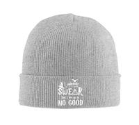 Bonnet Tricoté Je Jure Solennellement Que Je Ne Fais Rien De Bon Knit Beanie Stretchy Bonnet d'hiver Respirant Beanie Hat pour Running Cyclisme Camping